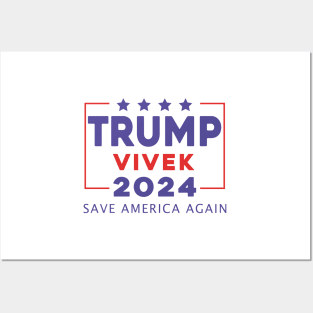 Save Trump Vote Vivek Posters and Art